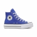 Dámské vycházkové boty Converse Chuck Taylor All Star Lift Hi Námořnický Modrý