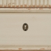 Fiókos Szekrény Krémszín Természetes Lucfenyő Fa MDF 119,5 x 44,5 x 84 cm