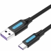 USB A til USB-C Kabel Vention CORBH Svart 2 m