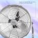 Stolní ventilátor Sogo 90 W Stříbřitý
