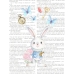 лист Crochetts 33 x 43 x 2 cm Кролик