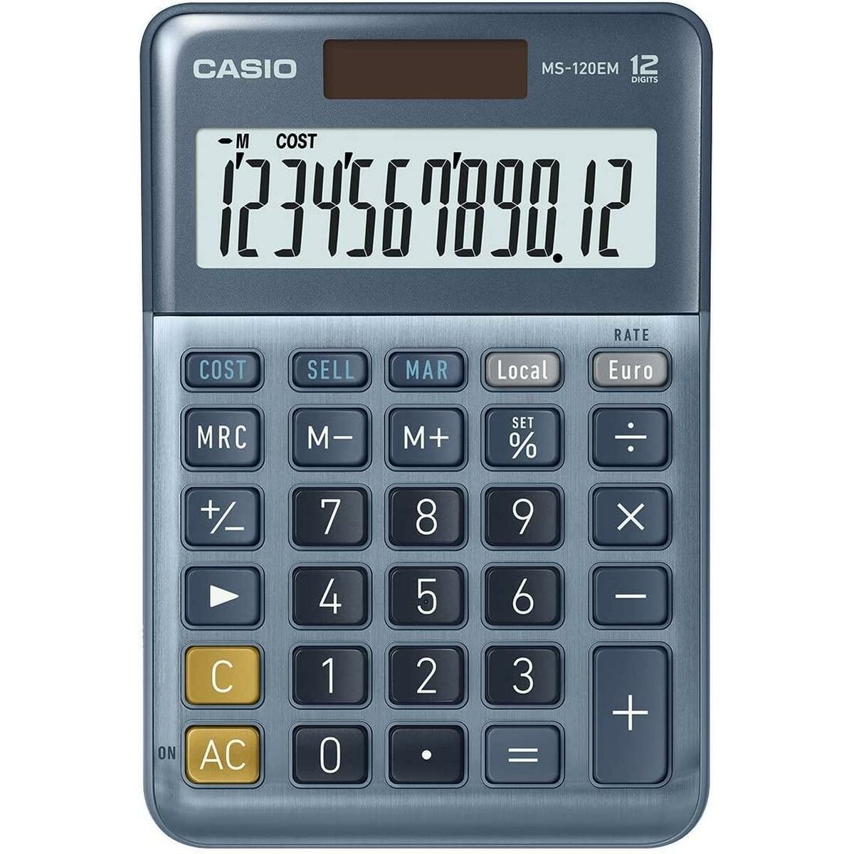 Kalkulator Casio MS-100EM Modra (10 kosov)