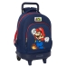 Училищна чанта с колелца Super Mario World 33 X 45 X 22 cm