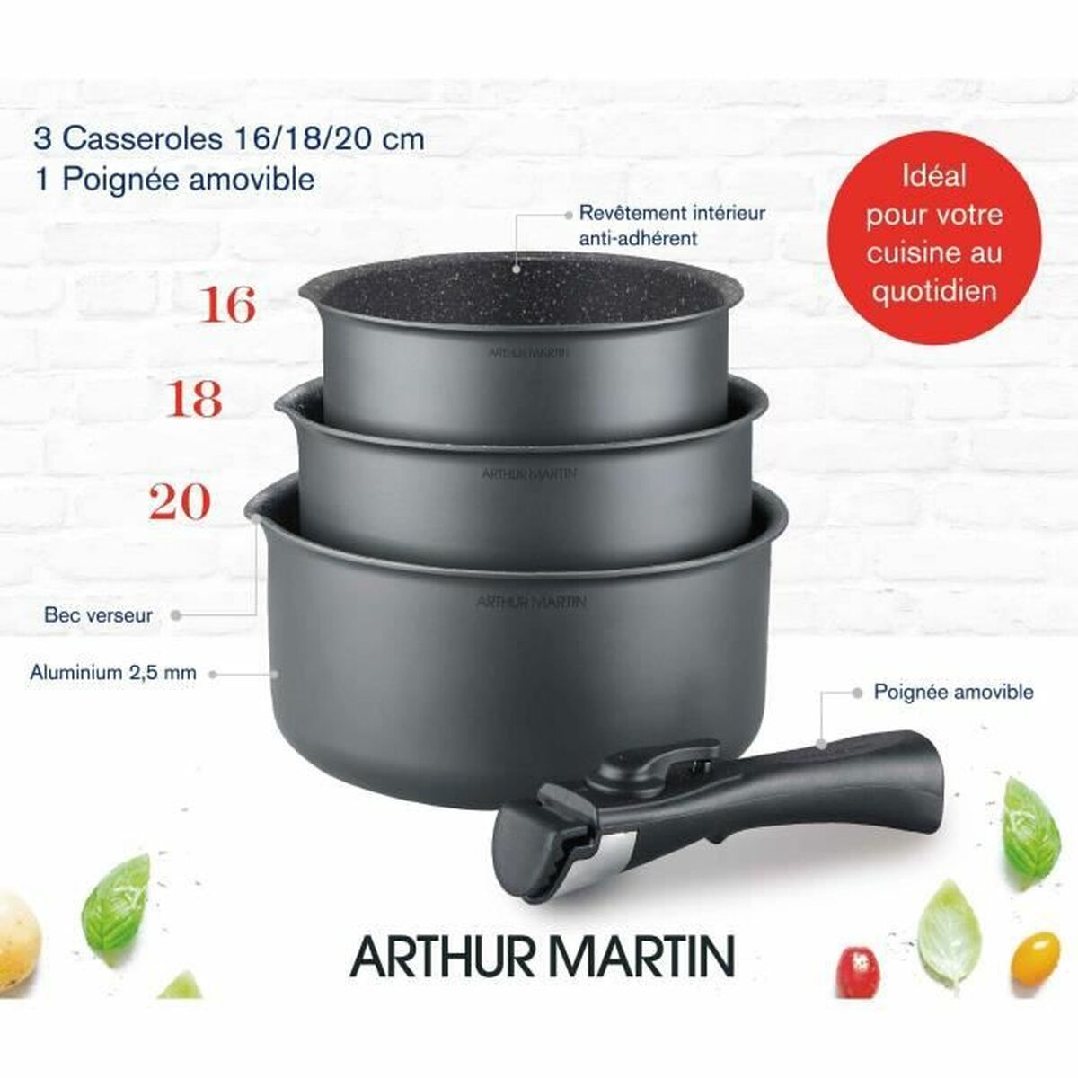 Køkkengrej Arthur Martin