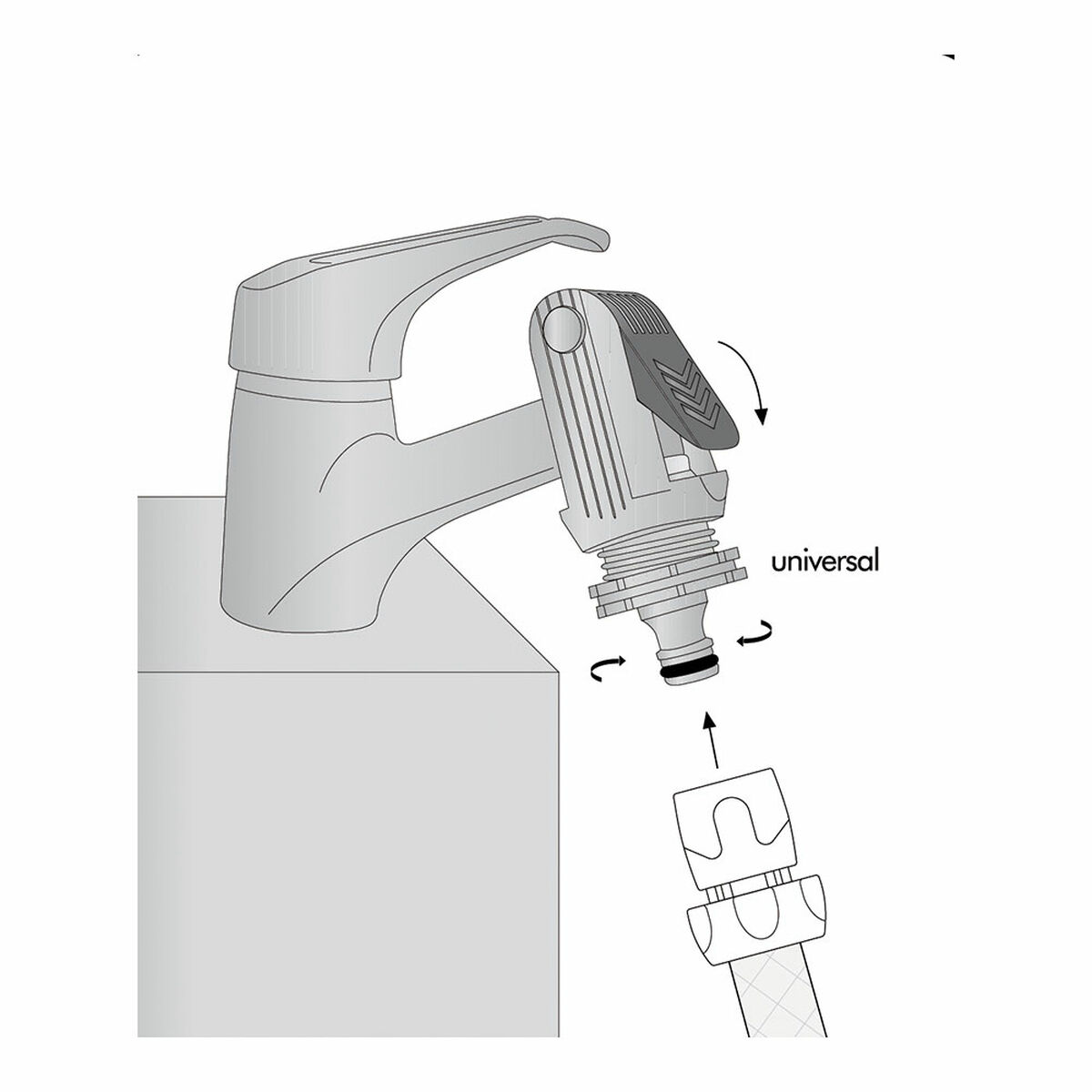 Adaptor pentru robinet Aqua Control C2025 Universal