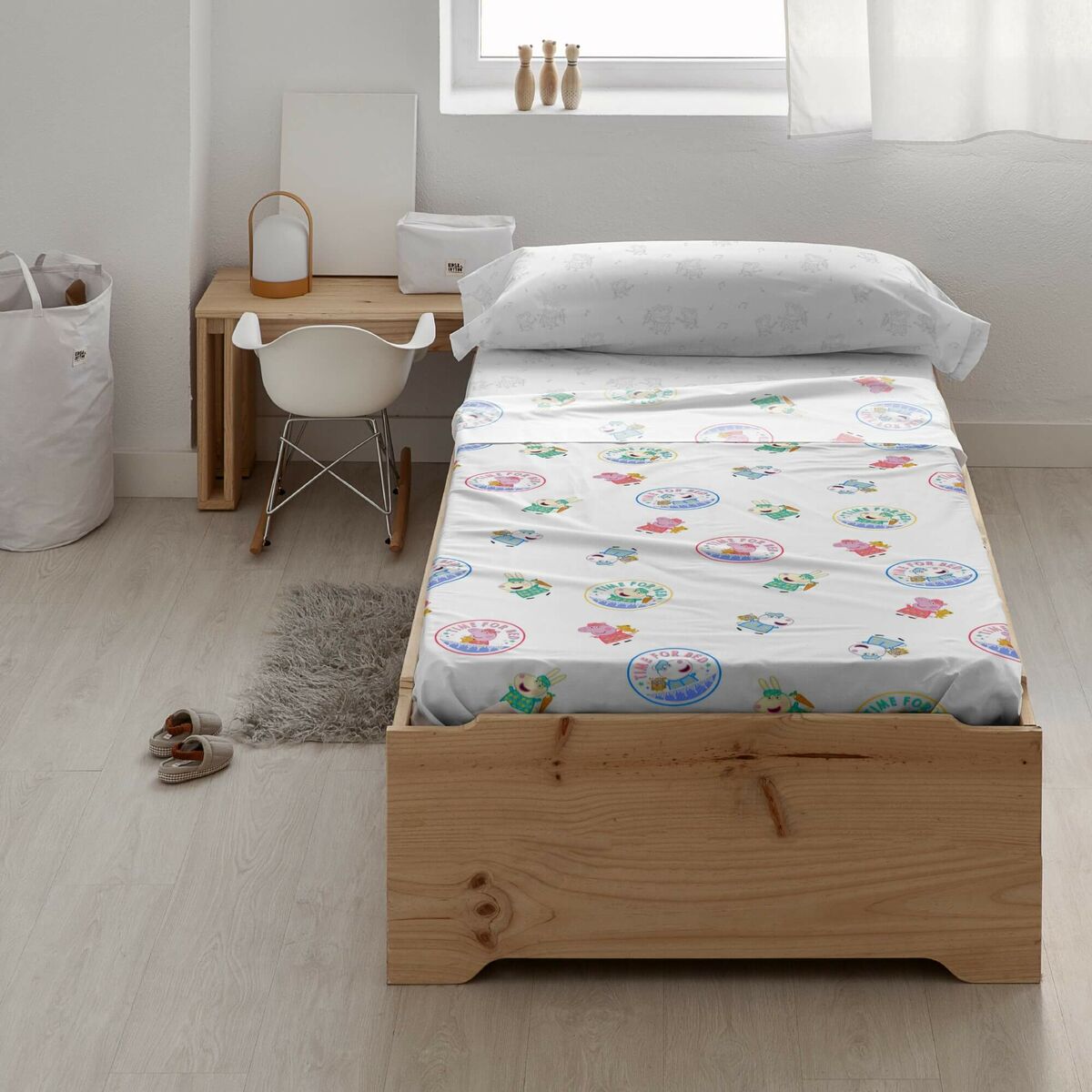 Bäddset Peppa Pig Time Bed Multicolour