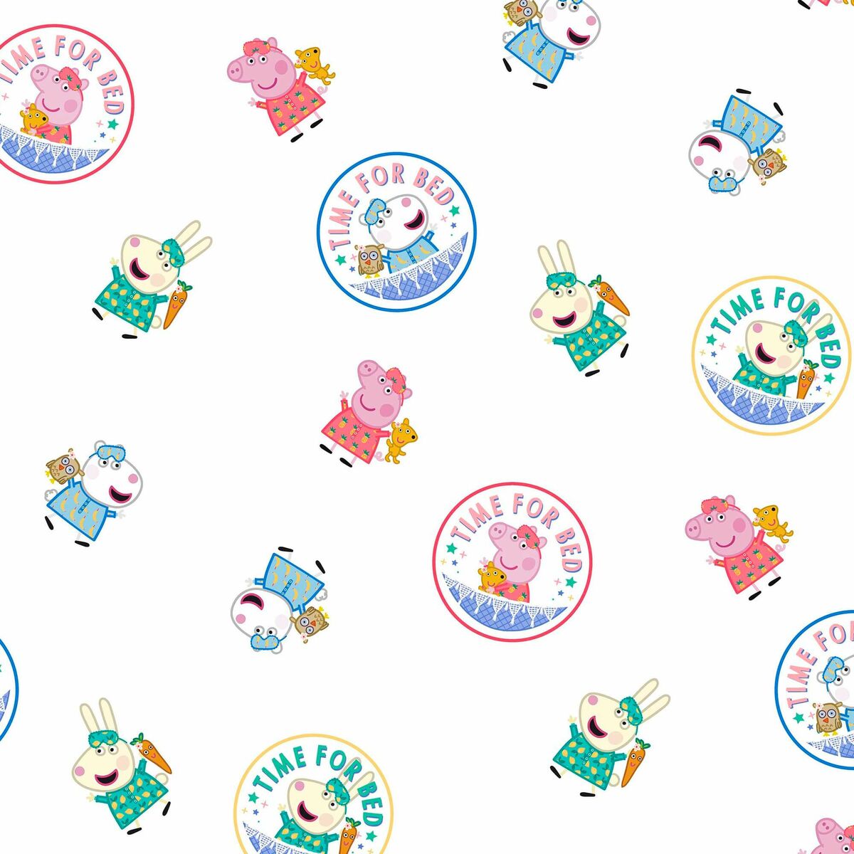 Bäddset Peppa Pig Time Bed Multicolour