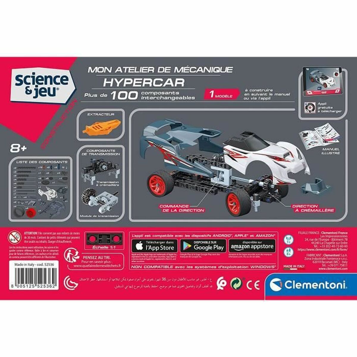 Gioco di Scienza Clementoni Hypercar