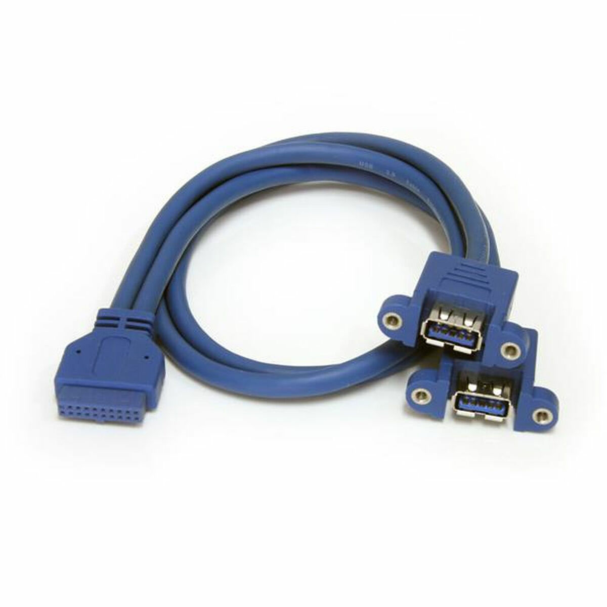 USB-Kabel Startech USB3SPNLAFHD IDC USB A Blå