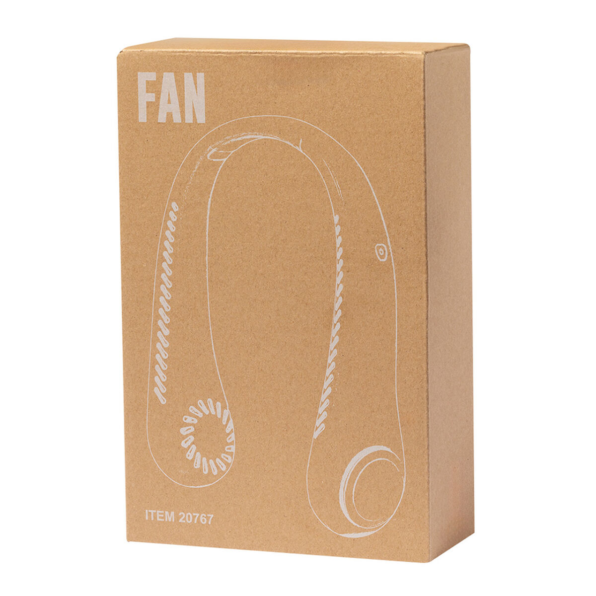Nekventilator Lifetime Wit Herlaadbaar USB