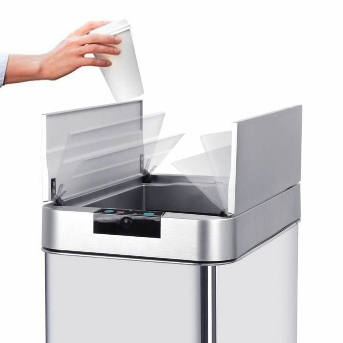Pubelă Kitchen Move Gri 60 L