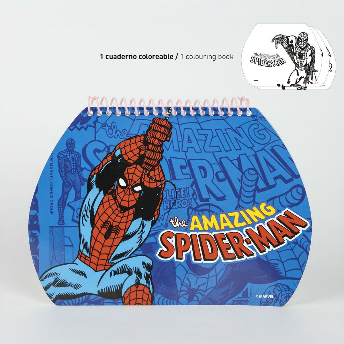 Set de Papelaria Marvel Azul Mala