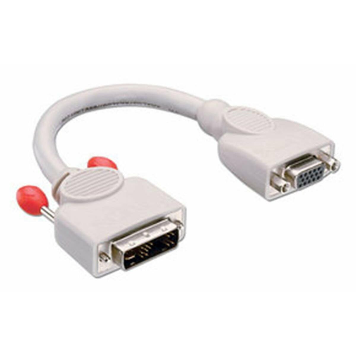 Adapter DVI LINDY Biały