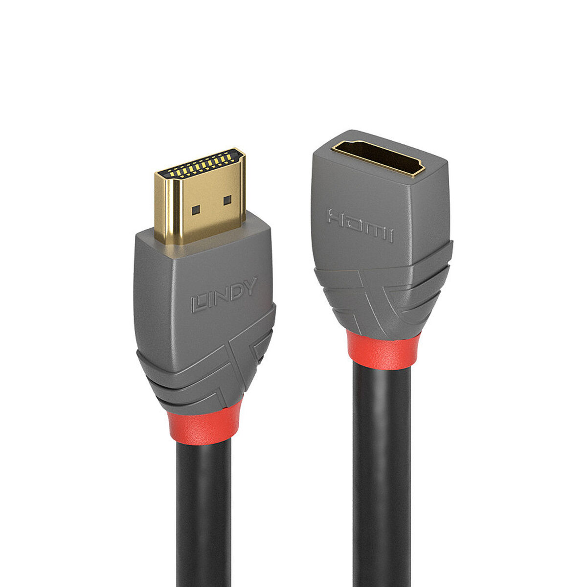 HDMI-kabel LINDY 1 m Sort