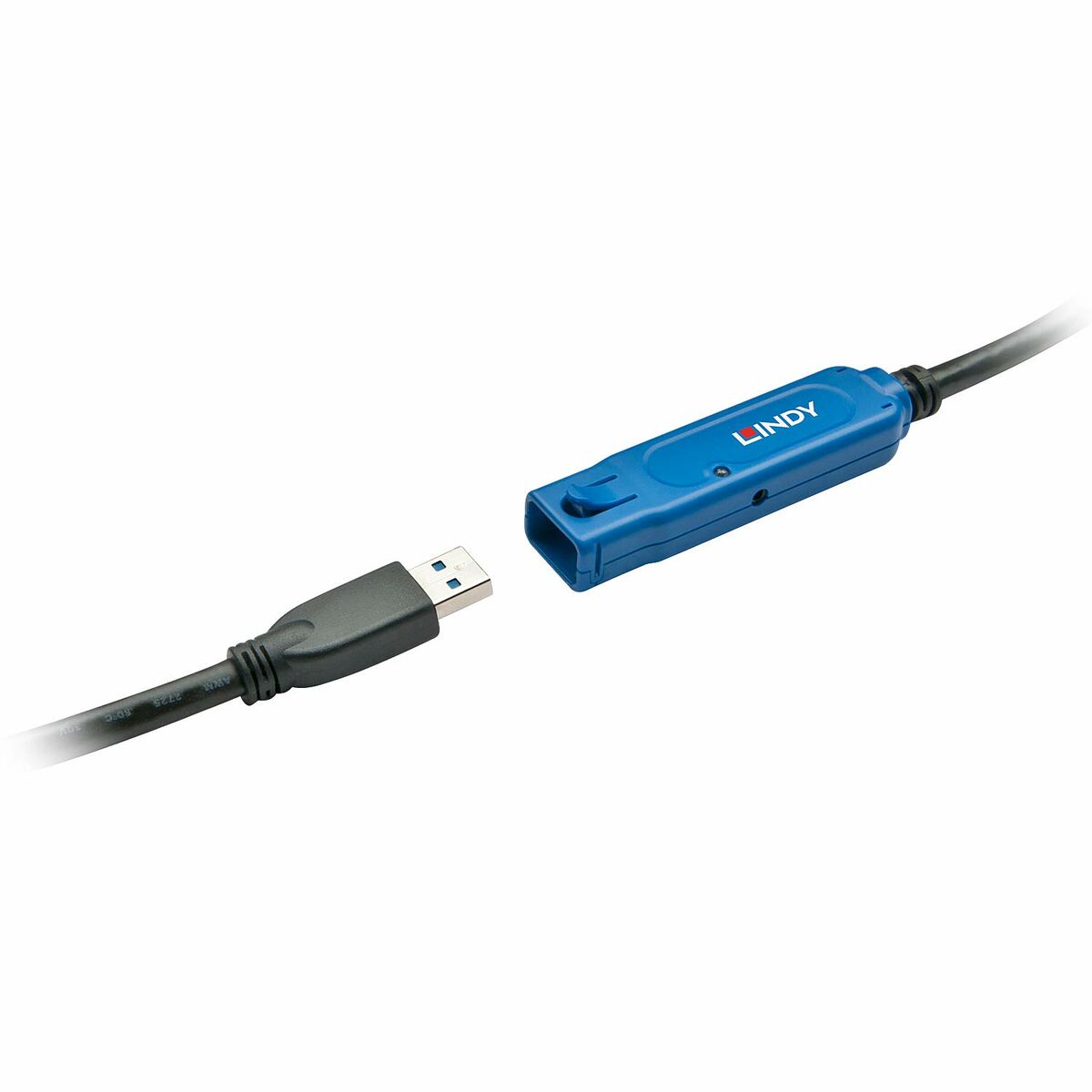 USB-kabel LINDY 15 m Sort