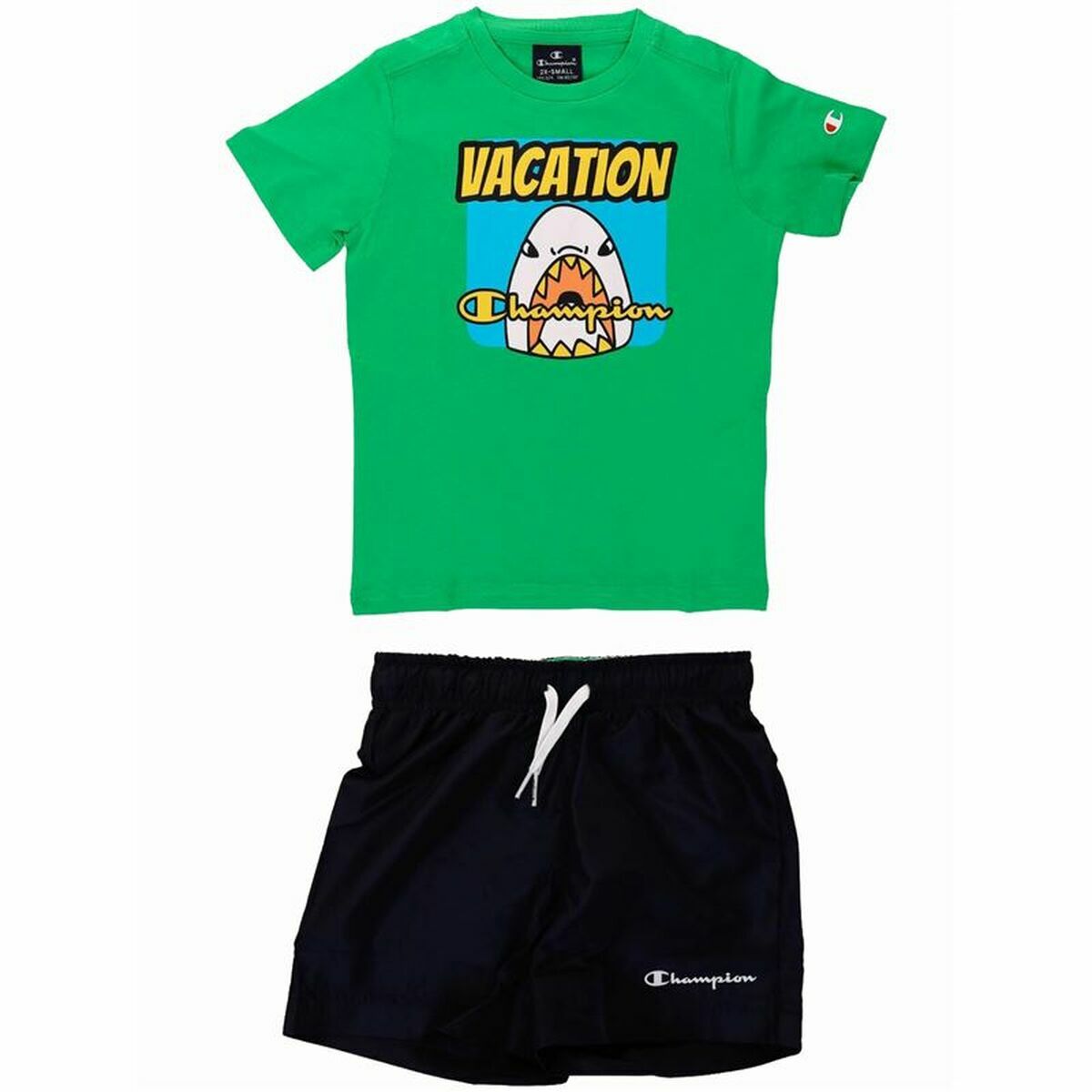 Children's Sports Outfit Champion Green 2 Pieces | Buy at wholesale price