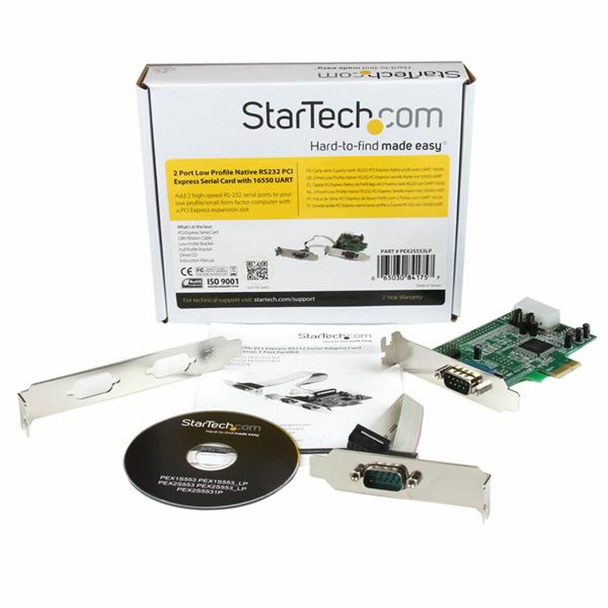 Карта PCI Startech PEX2S553LP