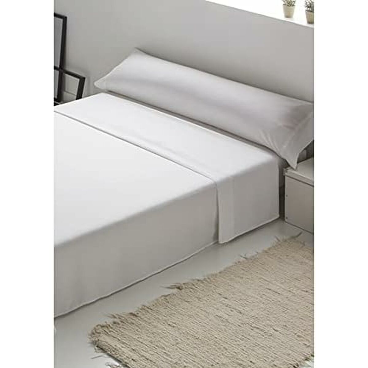 Set beddengoed Hosteline IRIS Wit Bed van 180