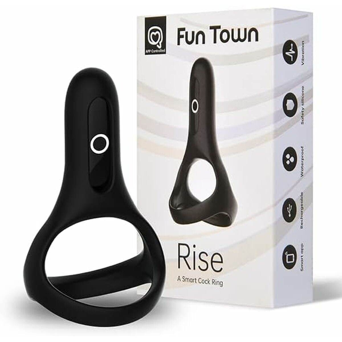 Pachet Inel Penis Magic Motion Negru