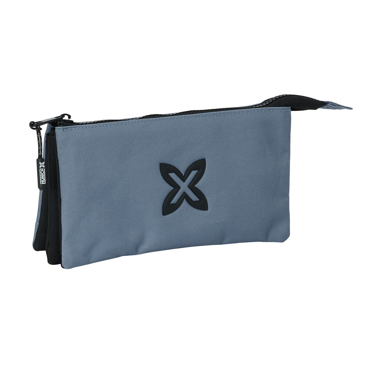 Trostruka pernica Munich Basic Siva 22 x 12 x 3 cm