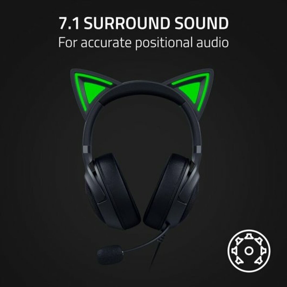 Auriculares com microfone para Vídeojogos Razer RZ04-04730100-R3M1