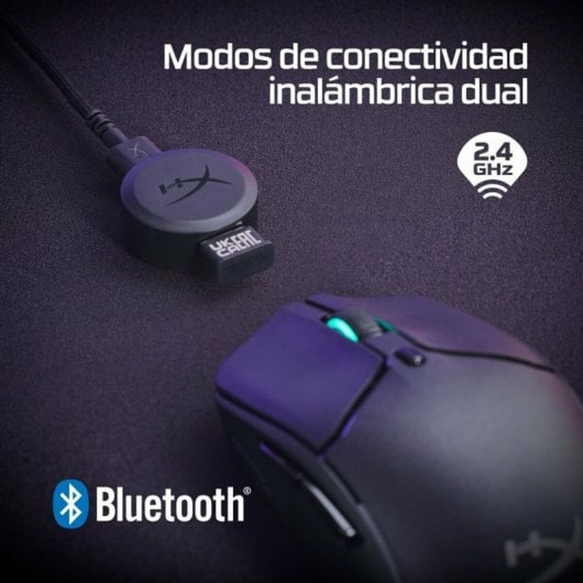 Gaming-mus HyperX 6N0B0AA Sort