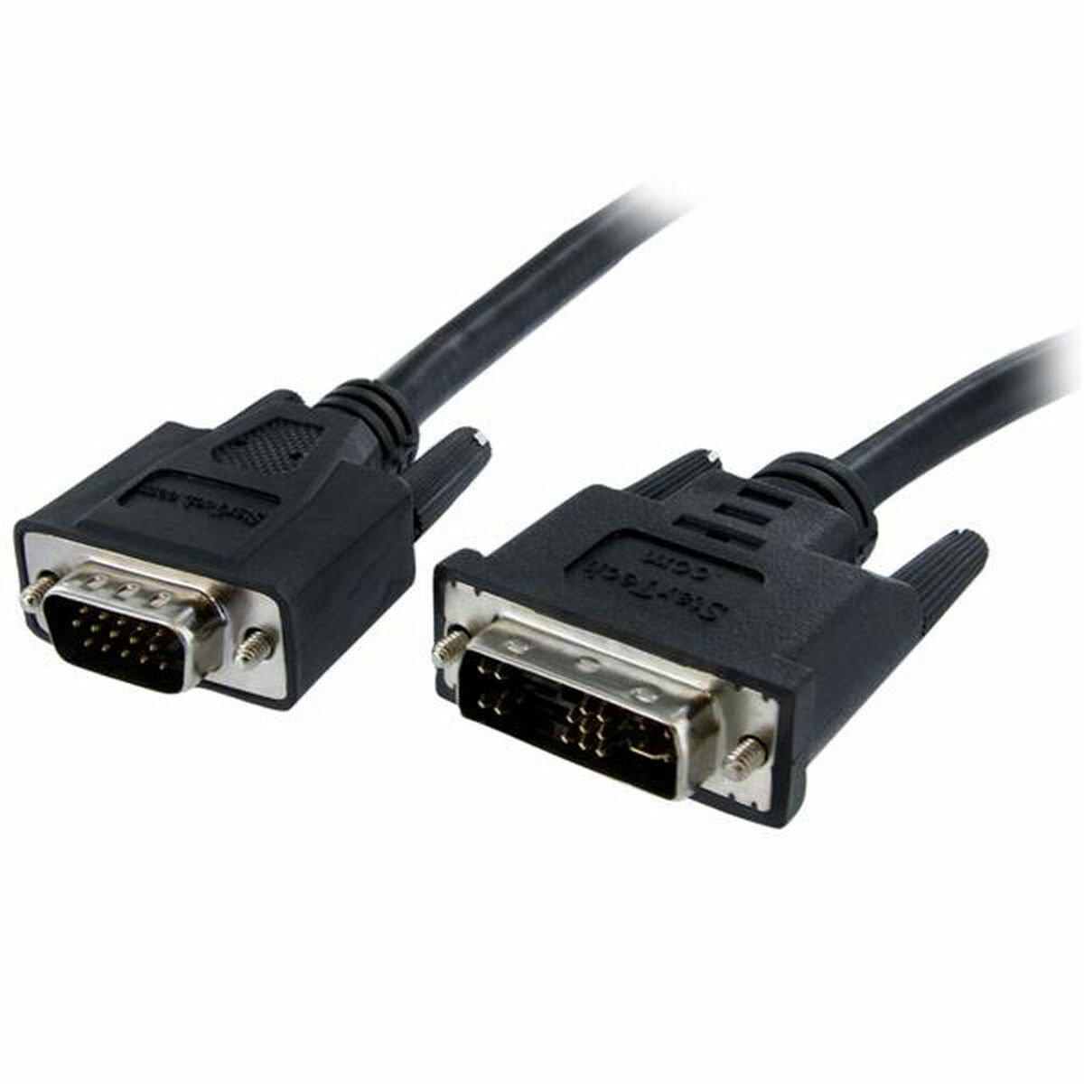 VGA til DVI-adapter Startech DVIVGAMM2M (2 m) Sort