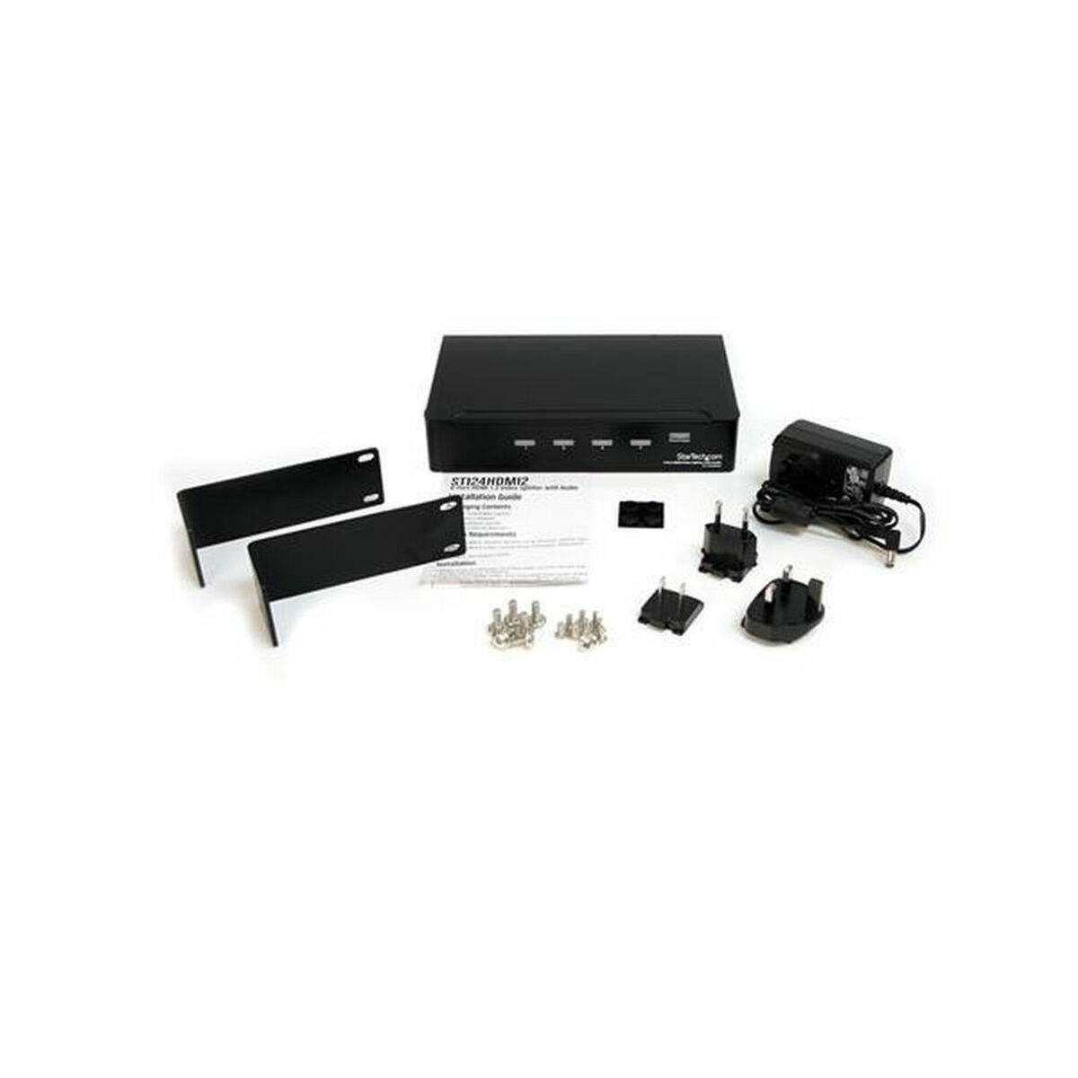 HDMI-kommutator Startech ST124HDMI2           Sort
