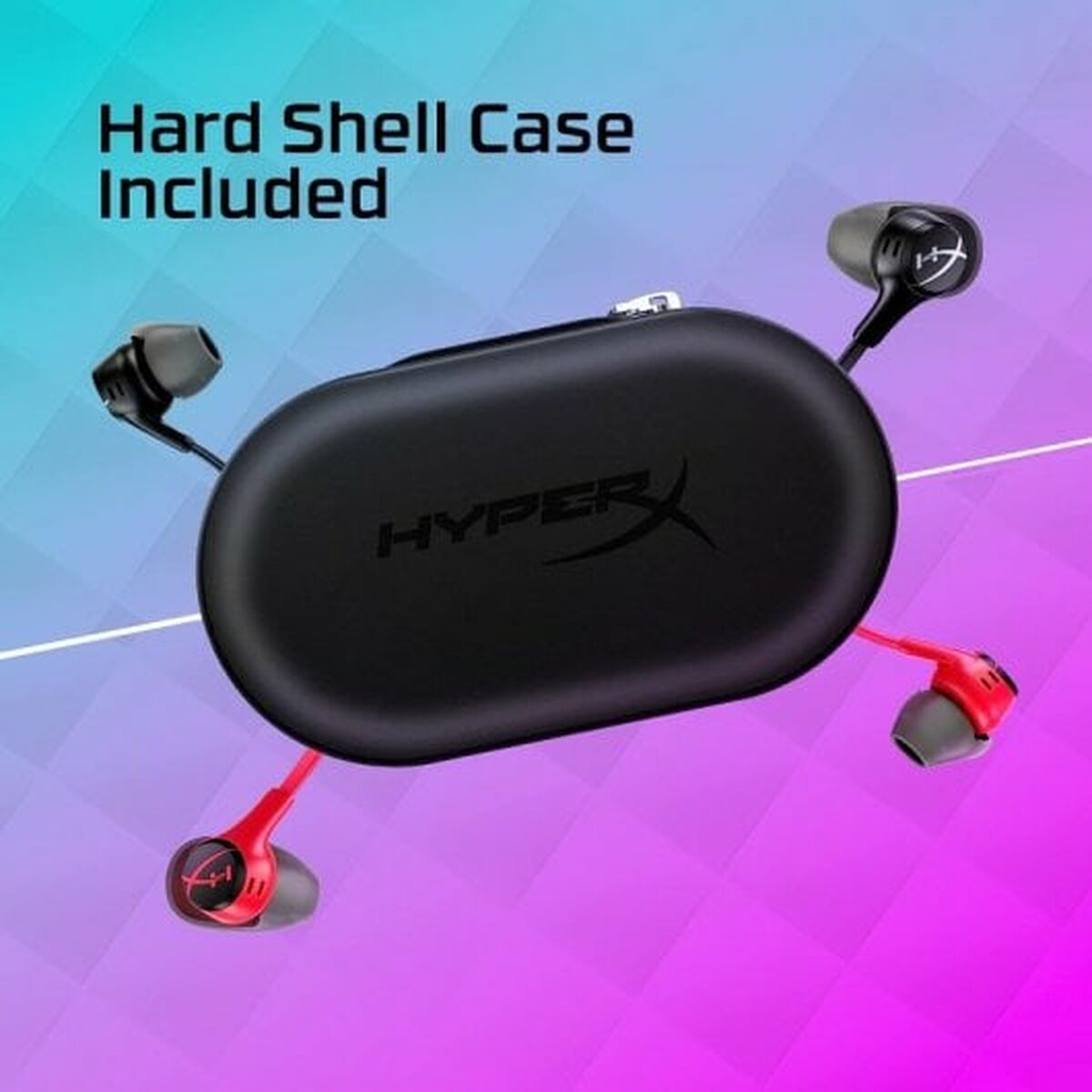 Auricolari con Microfono HyperX Cloud EarBuds II Nero