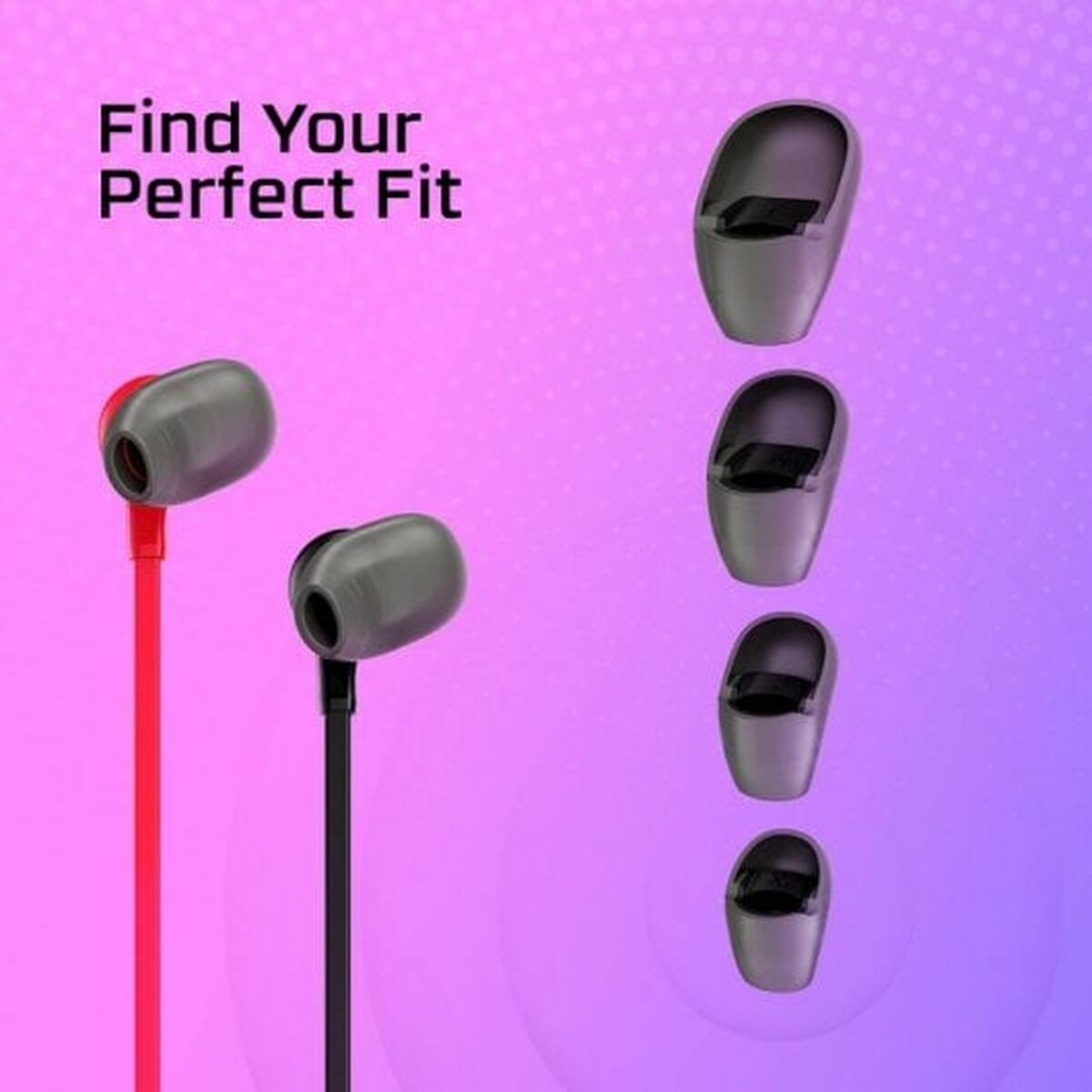 Auricolari con Microfono HyperX Cloud EarBuds II Nero