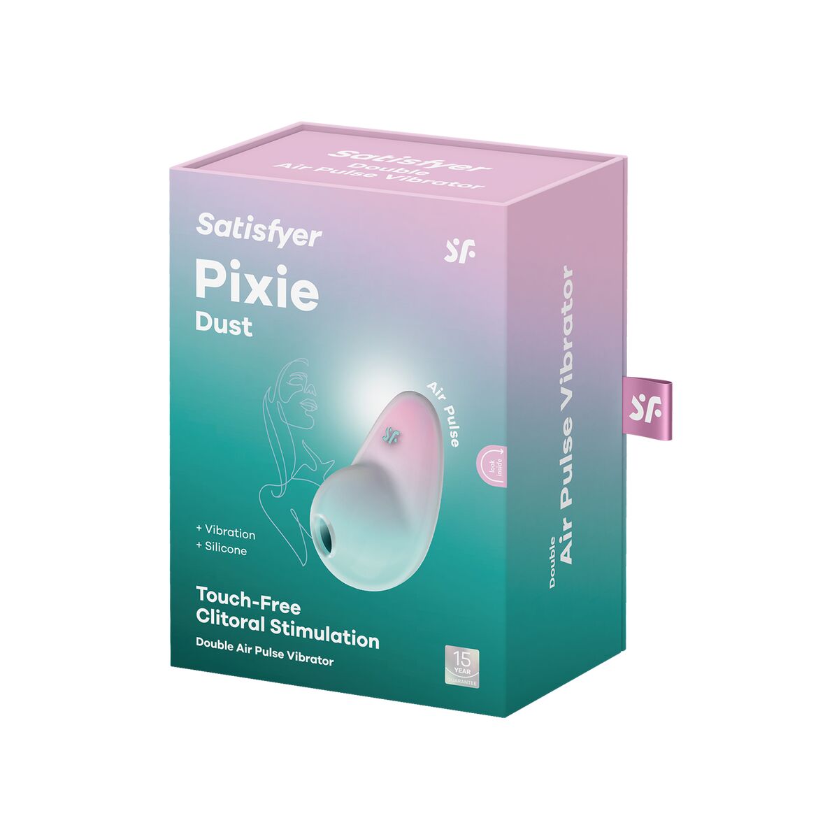 Sugstimulator för klitoris Satisfyer Pixie Dust Multicolour