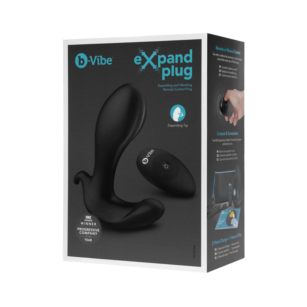 Anal plug B-Vibe EXPAND Sort