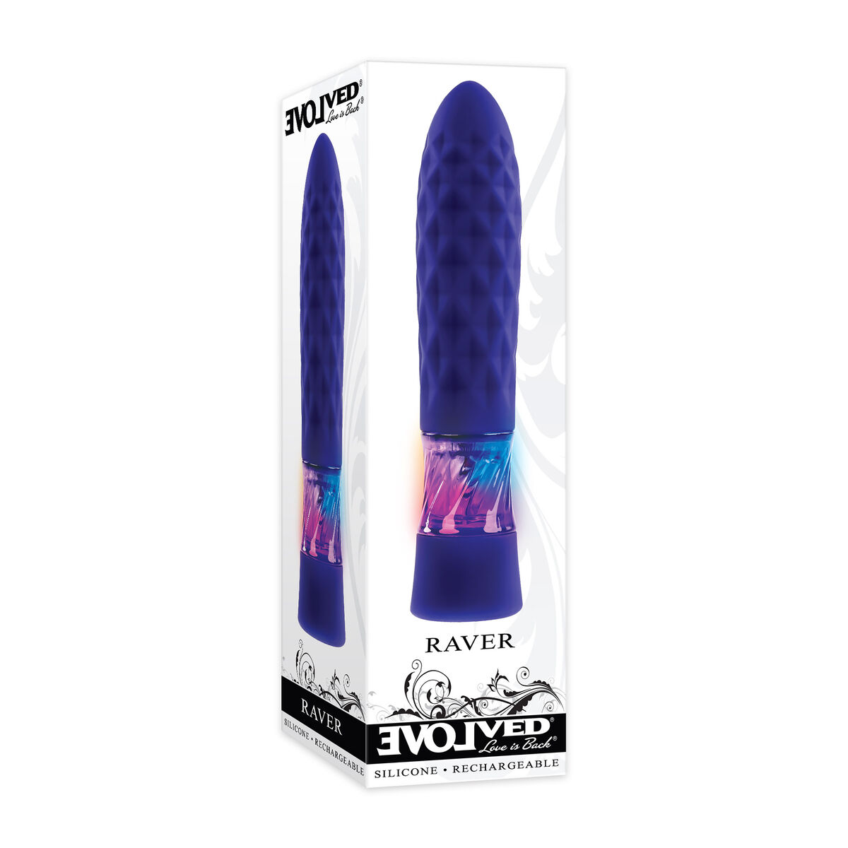 Mini Vibrator Evolved Raver Lilla
