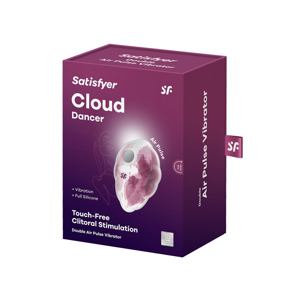 Clitoris Suction Stimulator Satisfyer Cloud Dancer Red