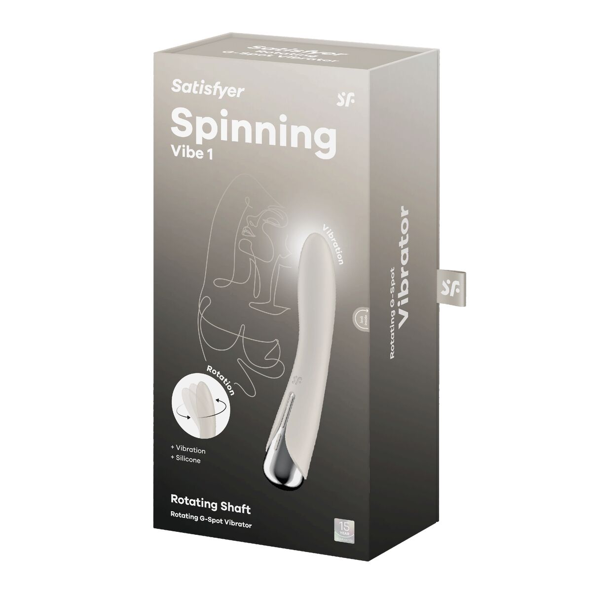 Vibrators Satisfyer Spinning Vibe Balts