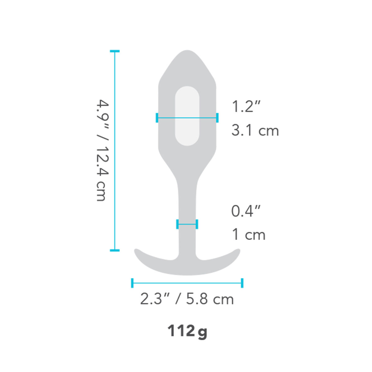 Plug Anal B-Vibe Vibrating Violet
