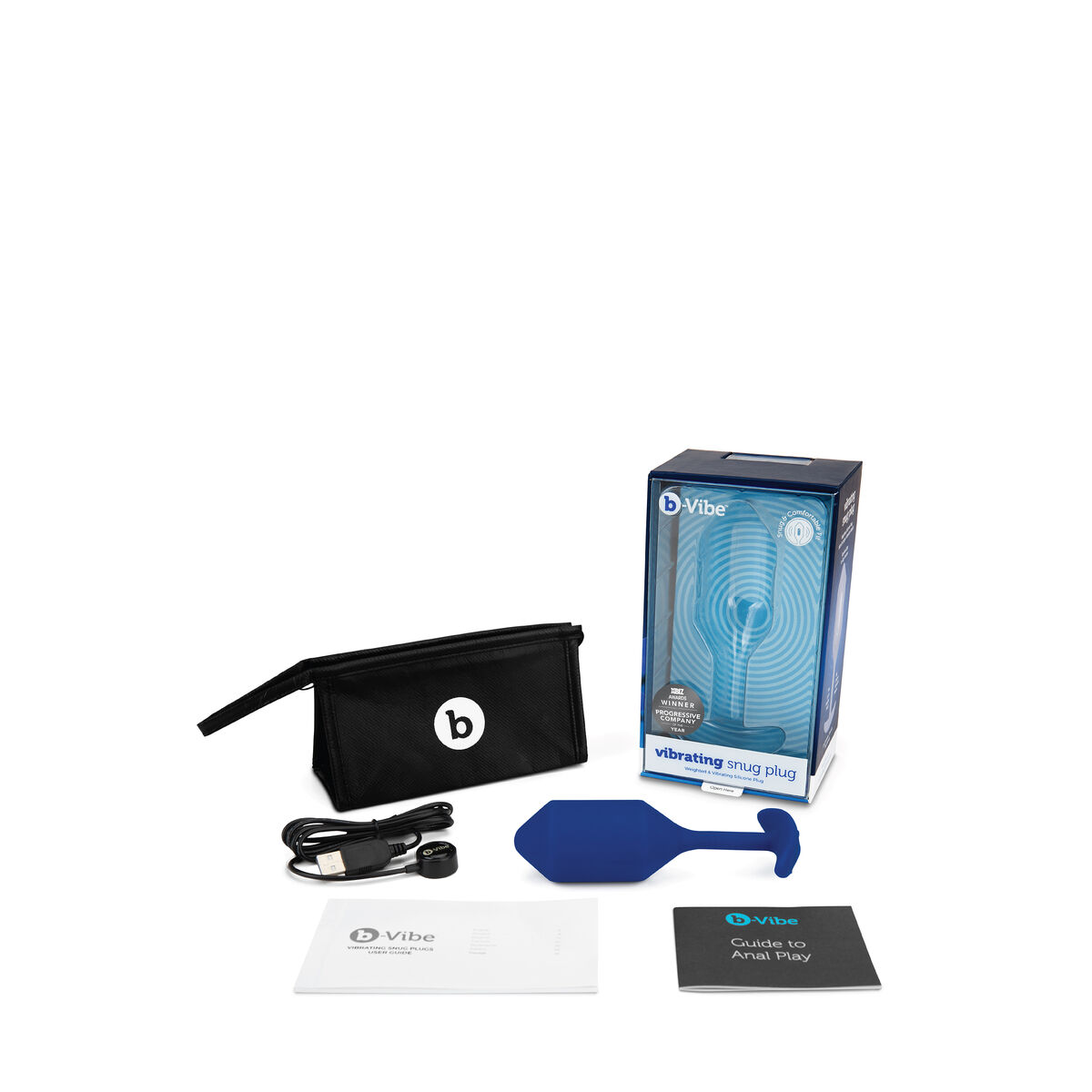 Plug Anal B-Vibe Vibrating Bleu