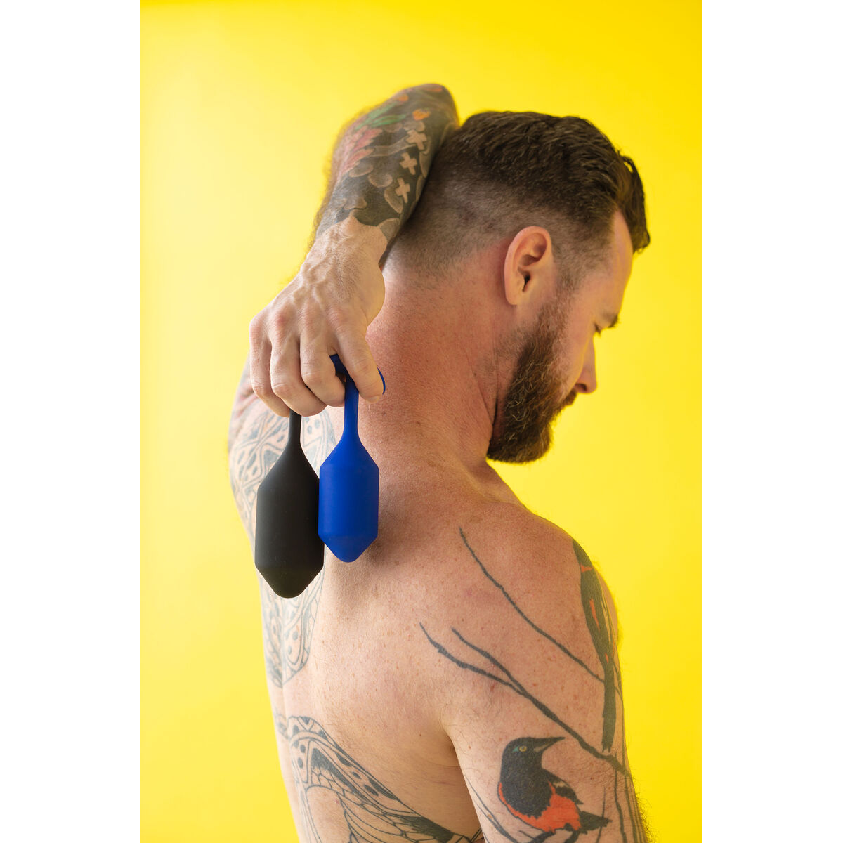 Plug Anale B-Vibe Vibrating Azzurro