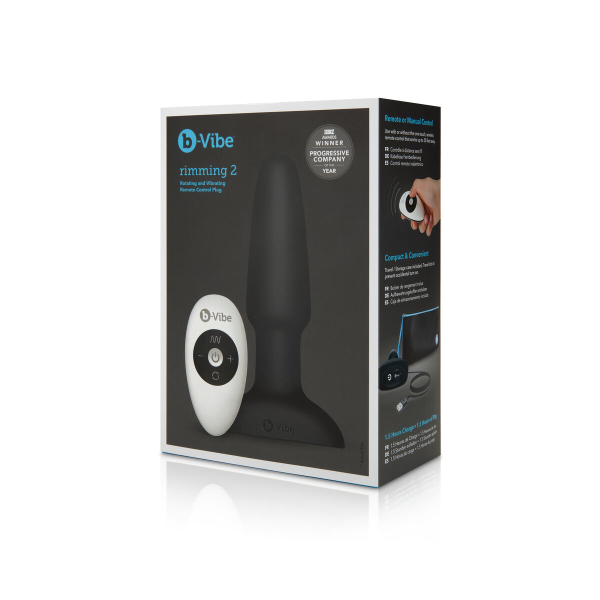 Anal plug B-Vibe 5858070000 Sort