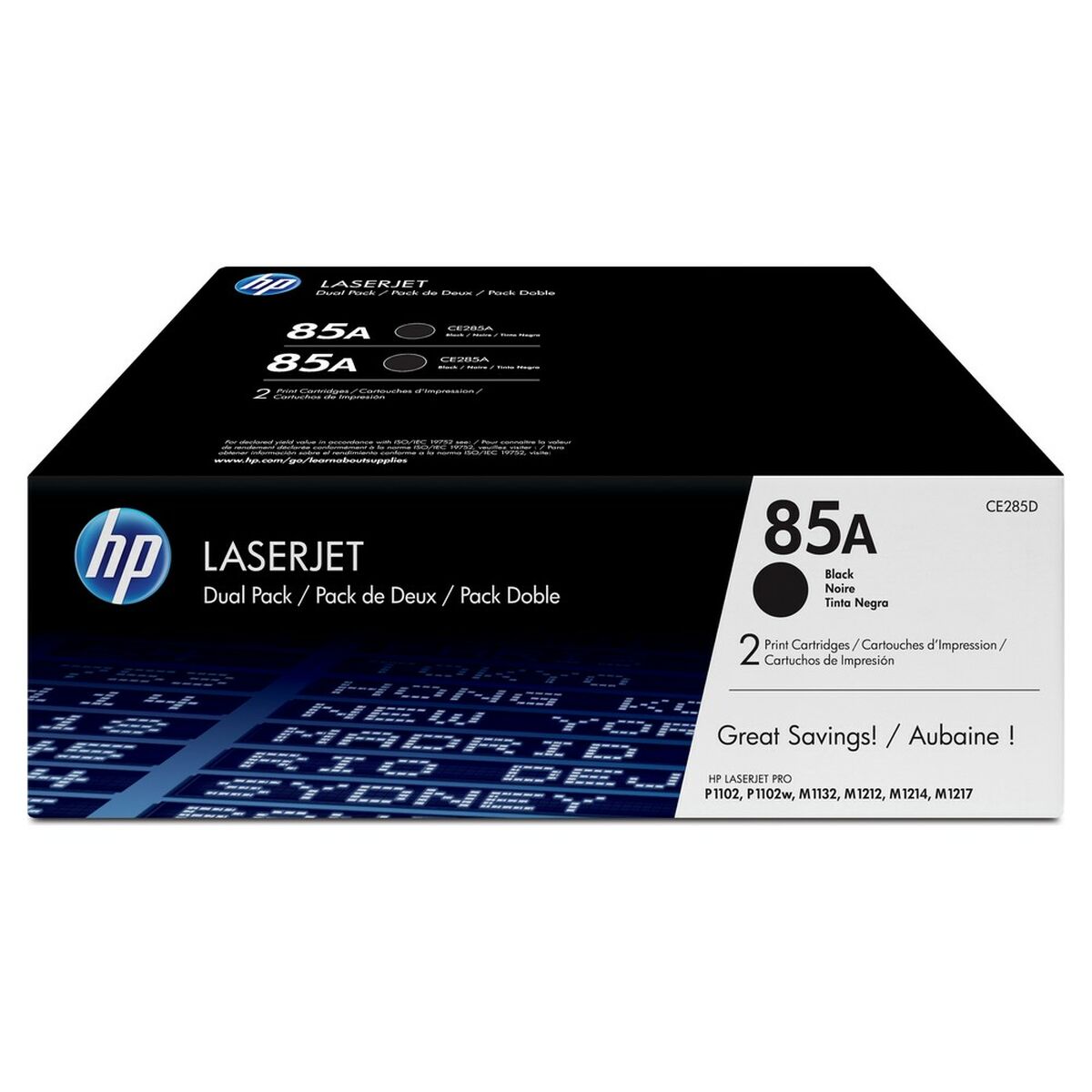 Original toner HP 85A Sort Toner