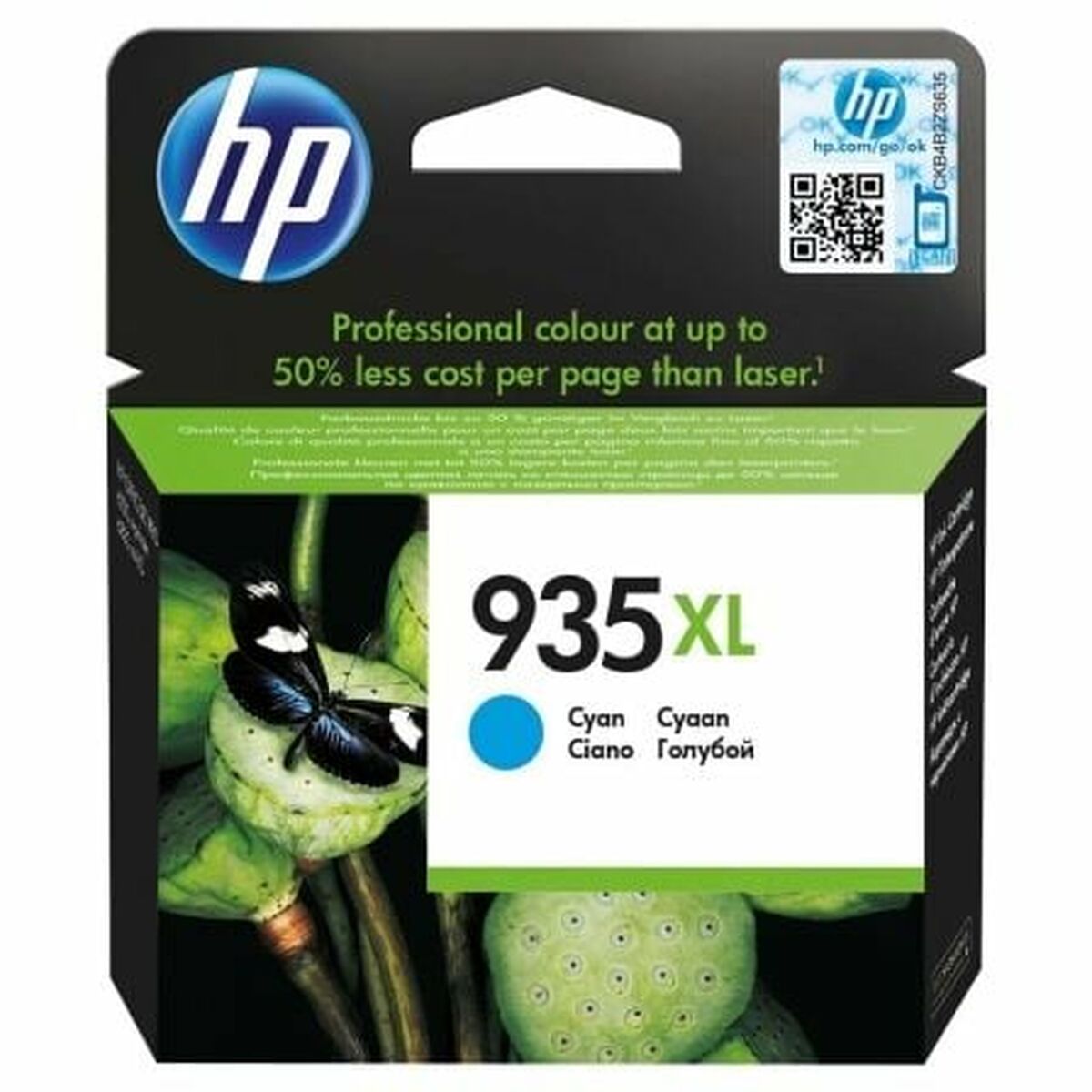 Original blækpatron HP Cyan
