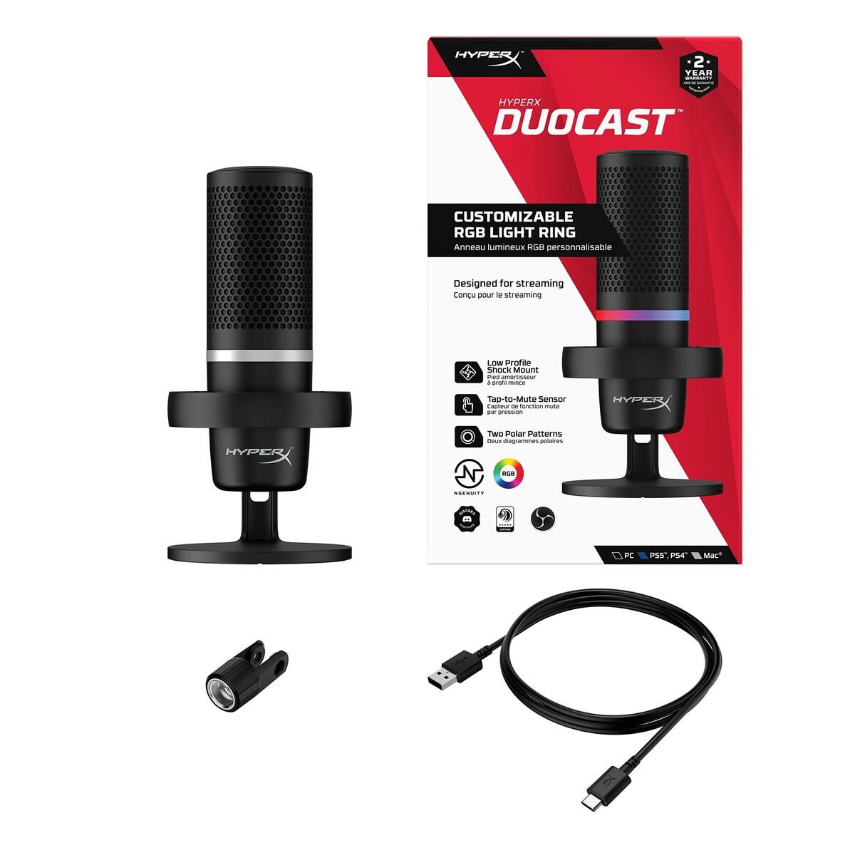 Mikrofon HyperX 4P5E2AA Must