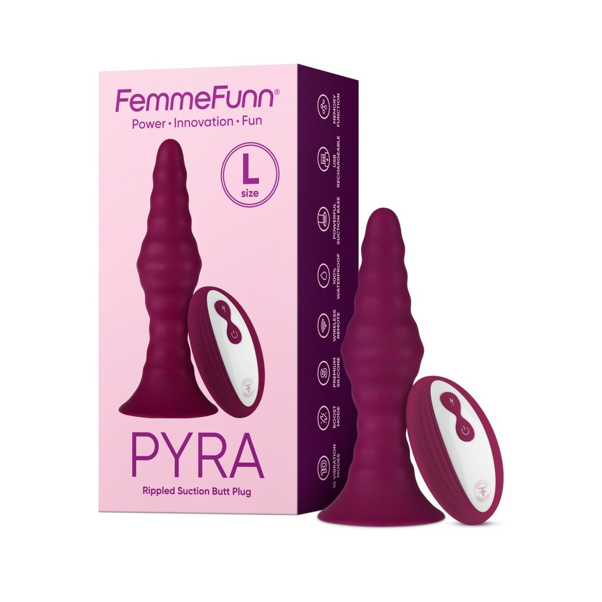 Plug Anal FemmeFunn Pyra Fúcsia