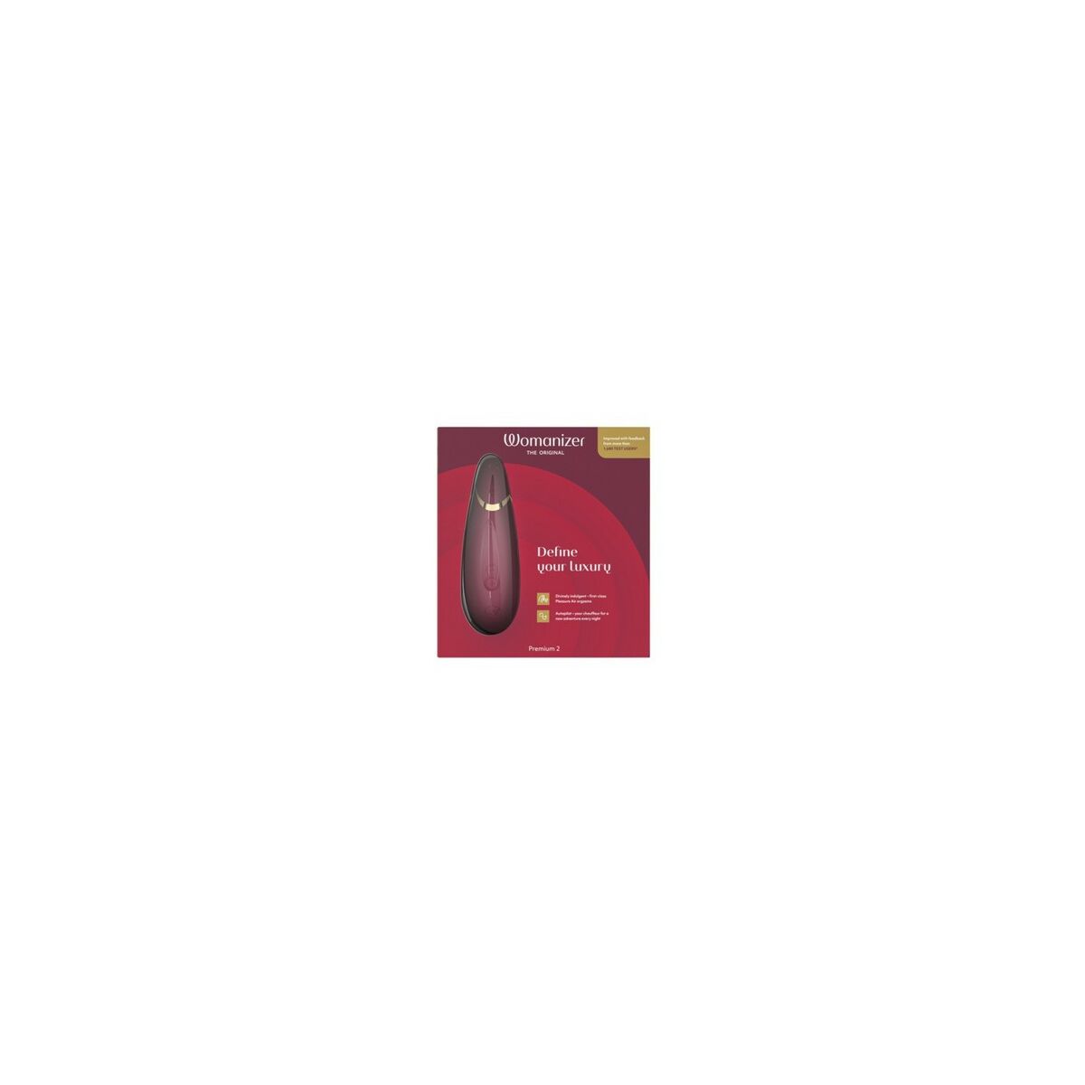 Sugestimulator for klitoris Womanizer Premium 2 Burgunder