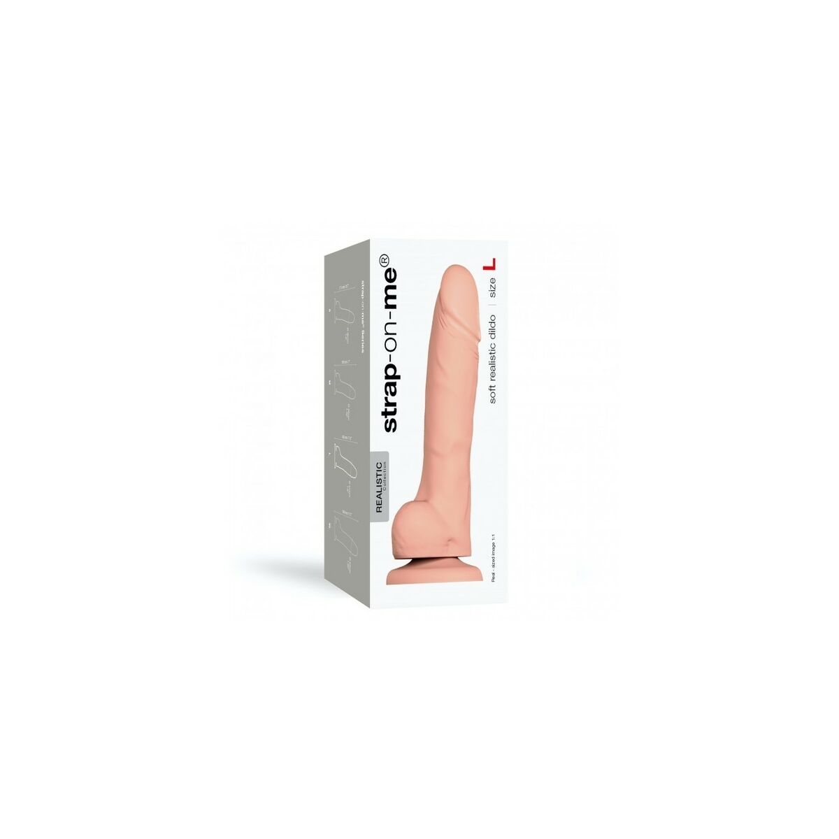 Gode Strap-on-me Realistic Naturel L