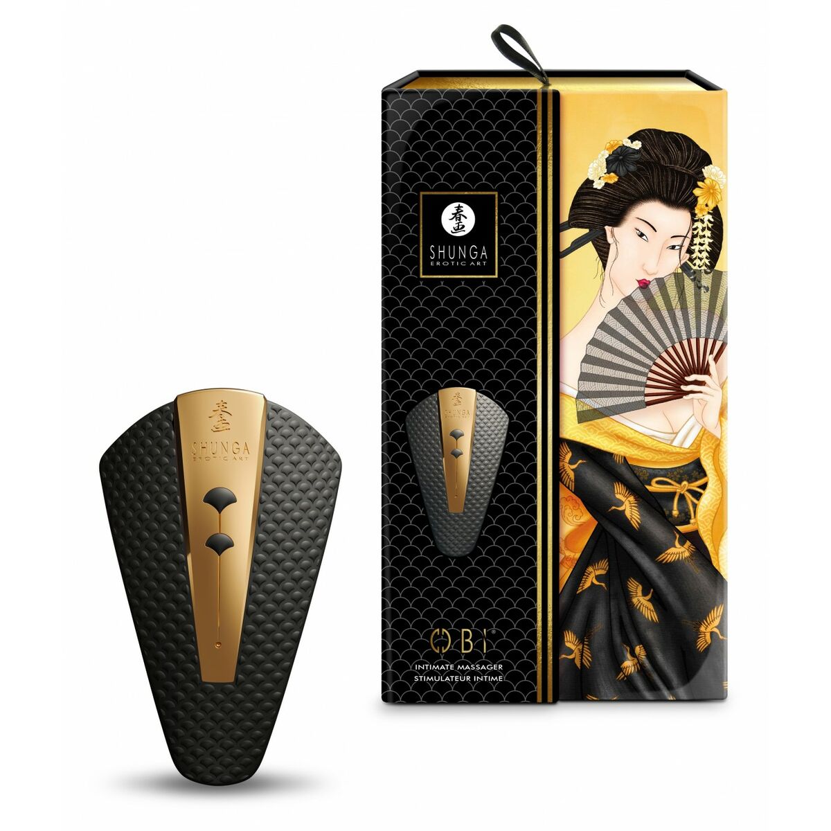 Vibrators Shunga Obi Melns