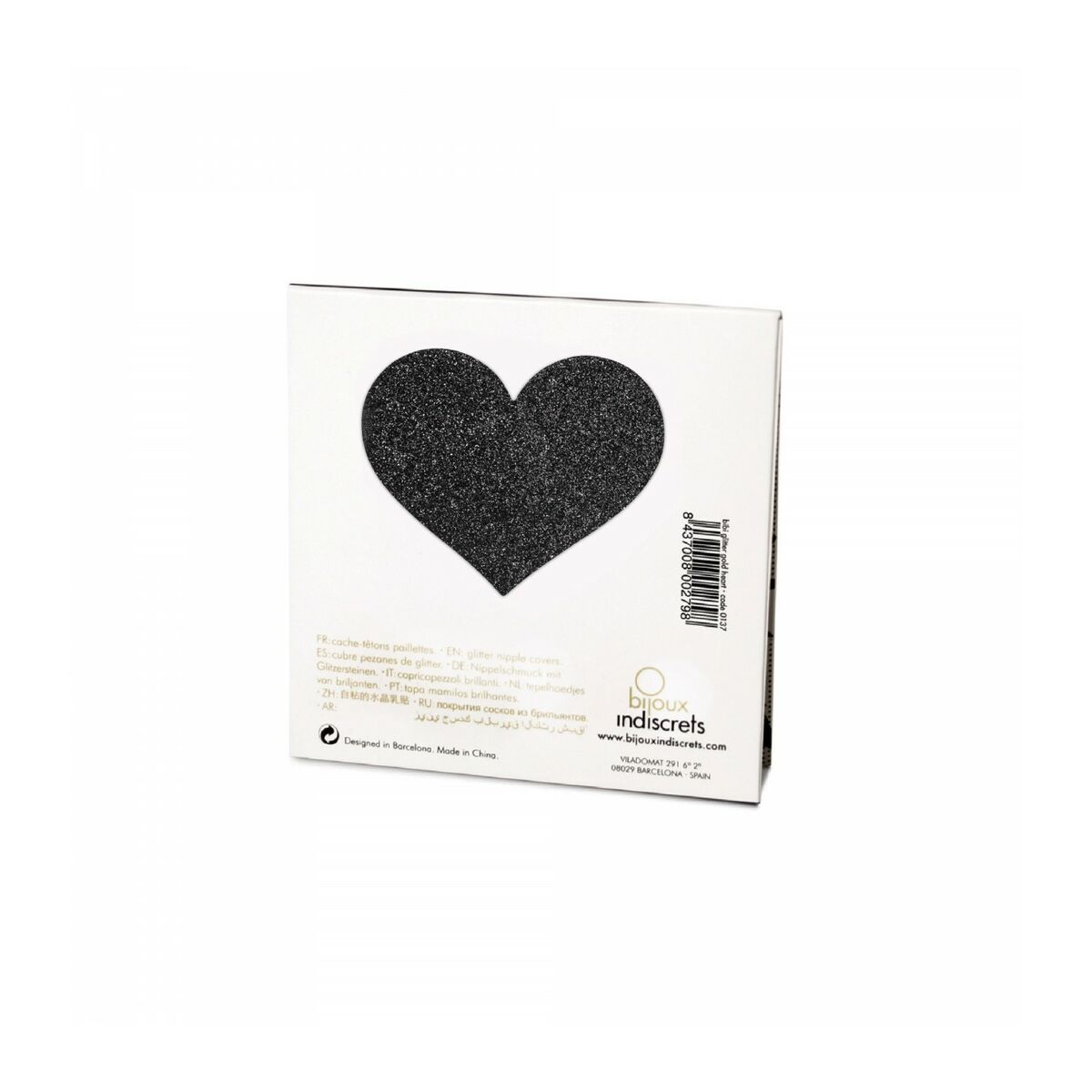 Flash Heart Sort Bijoux Indiscrets 155 Sort