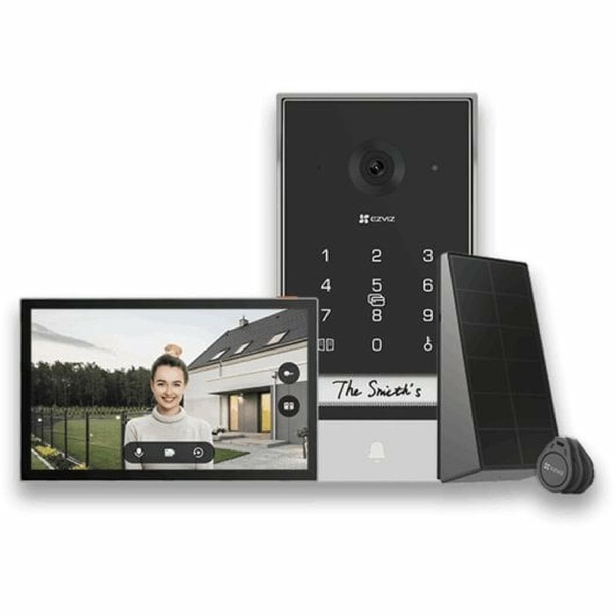 Intercom Ezviz EP7 Black Silver