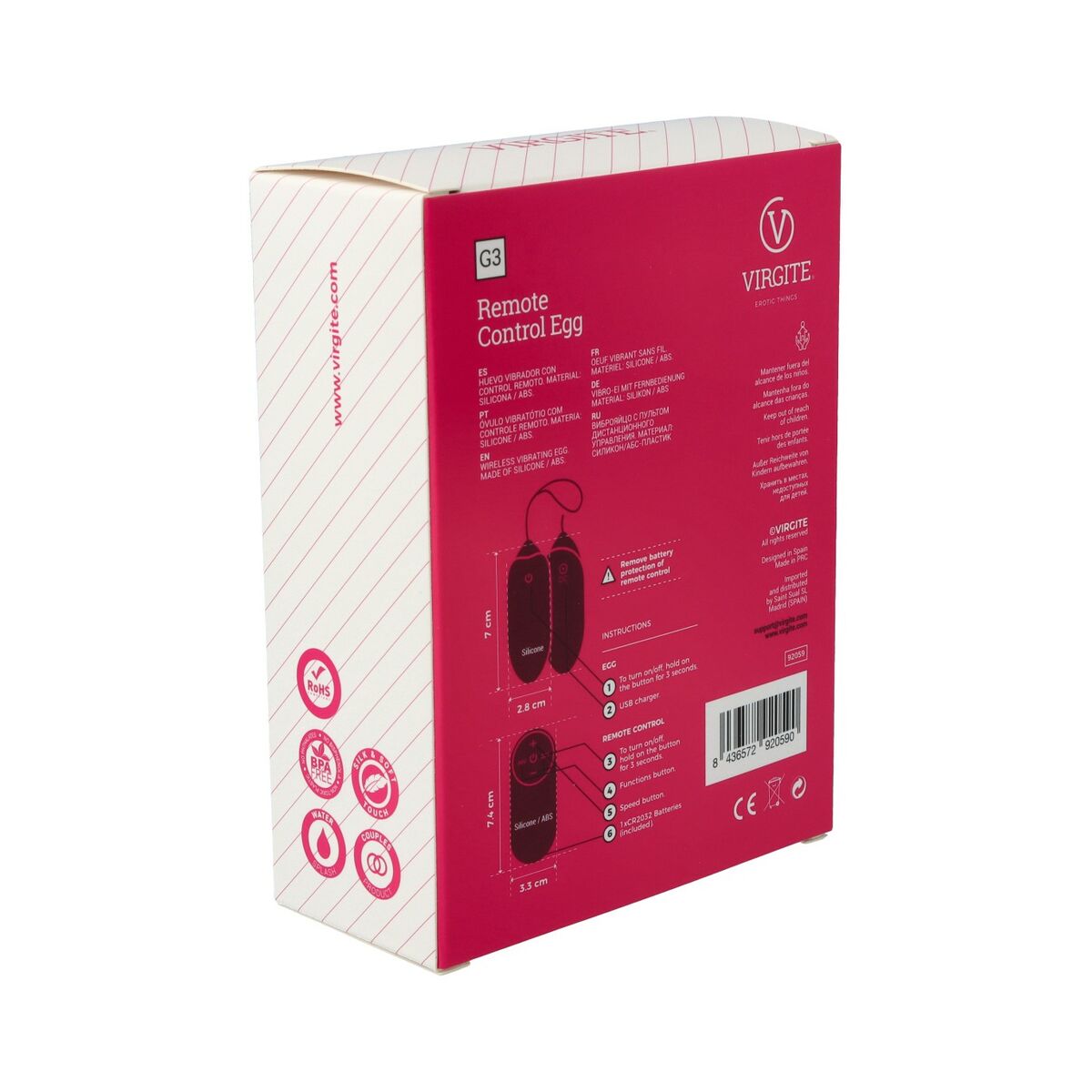 Kugelvibrator Virgite Schwarz