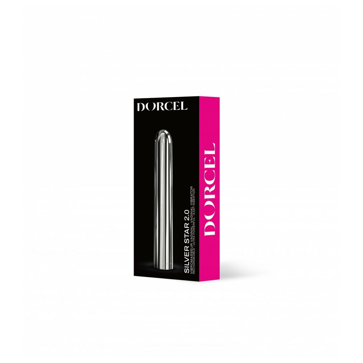 Vibrator Dorcel Striebristý